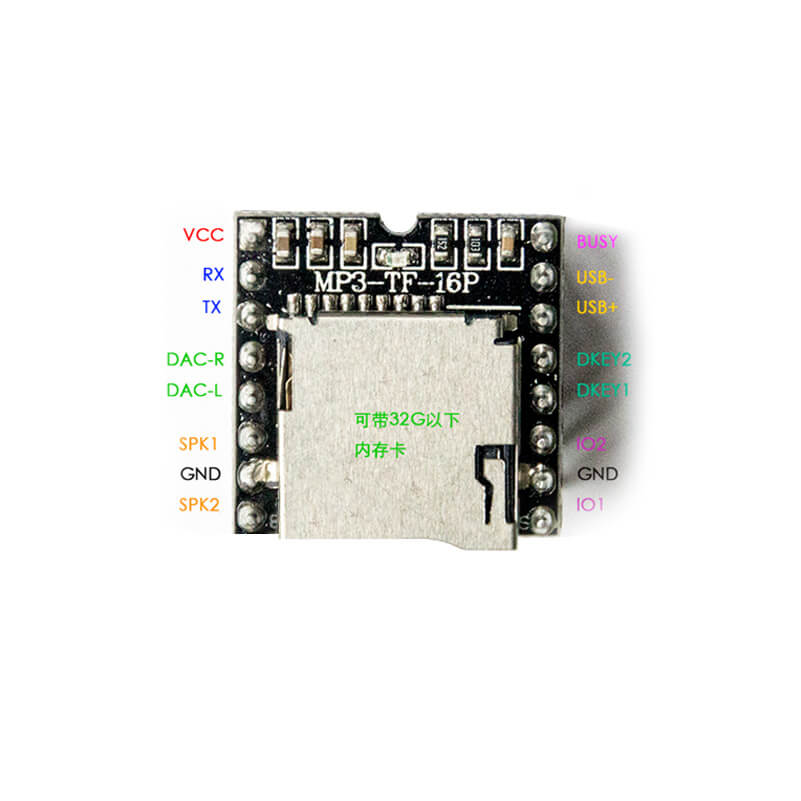 MP3-TF-16P提供串口的MP3？